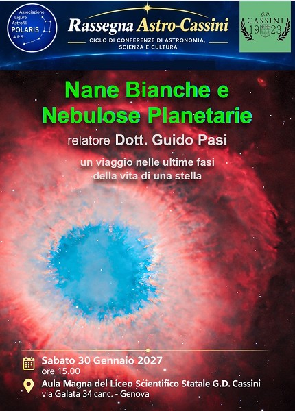 Nane bianche e nebulose planetarie - un viaggio nelle ultime fasi della vita di una stella